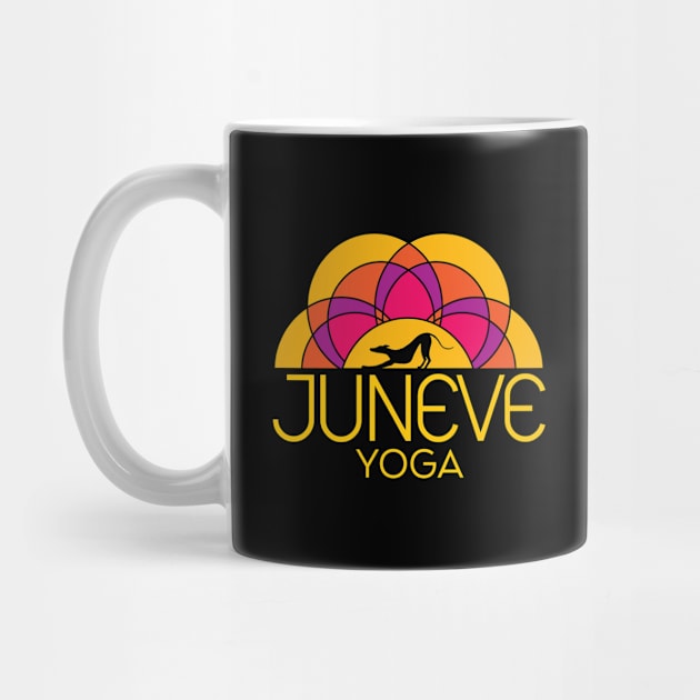 JUNEVE YOGA logo (for DARK shirts) by SmayBoy